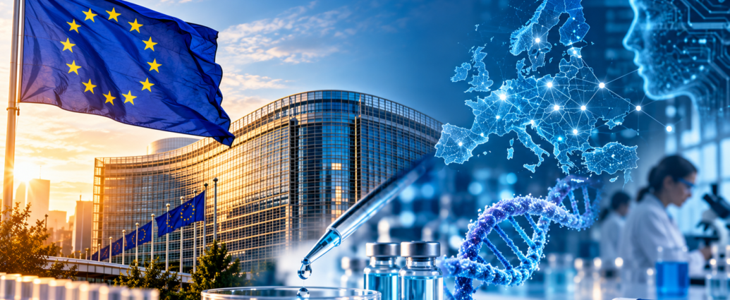 EU life sciences regulatory reform featuring biotechnology, pharmaceutical legislation, health data, health technology assessment and AI governance.